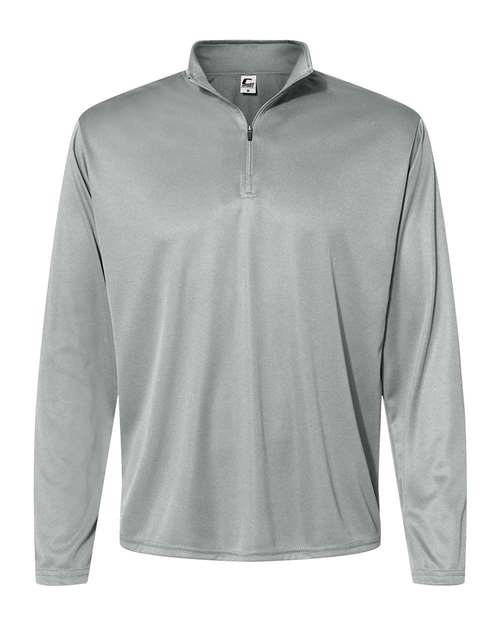 Men's Quarter-Zip Pullover - Silver