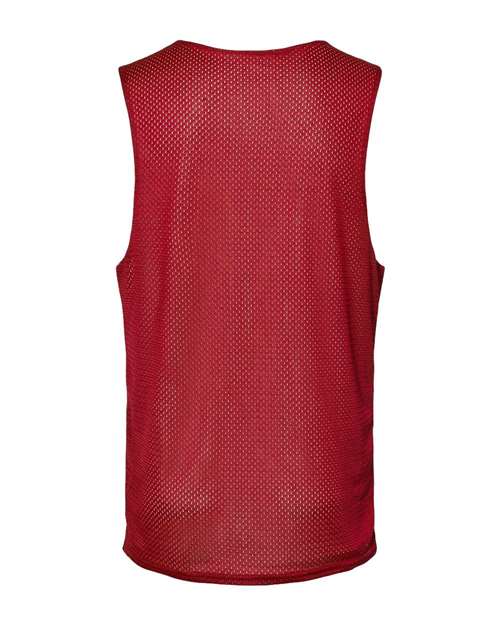Men's Reversible Mesh Tank - Red/ White
