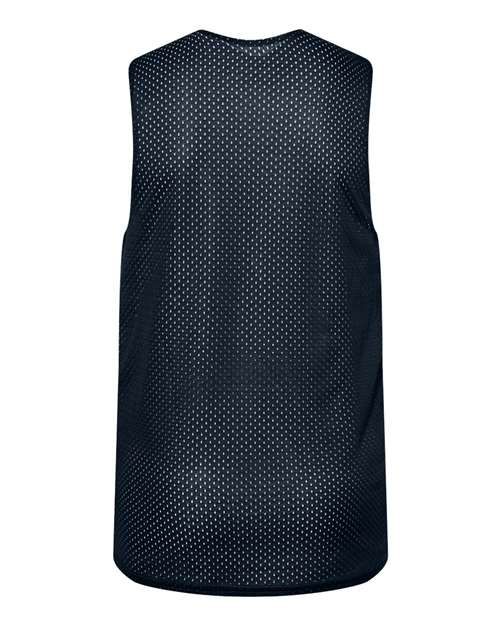 Youth Reversible Mesh Tank - Navy/ White