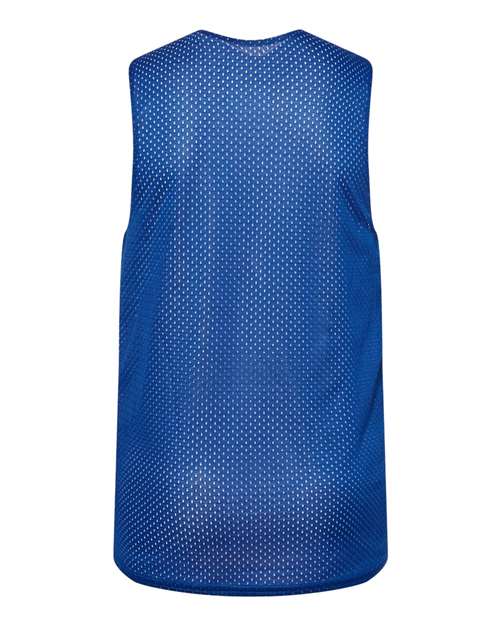 Youth Reversible Mesh Tank - Royal/ White