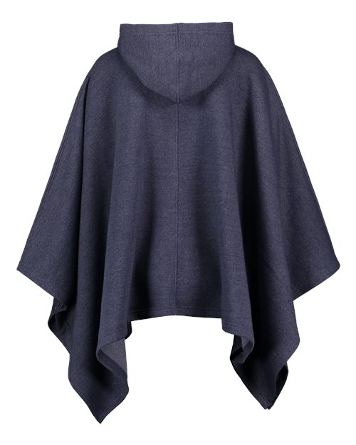 Women's Amanda Fleece Poncho - Navy Heather