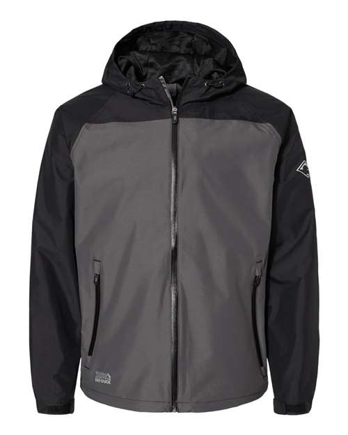 Unisex Torrent Waterproof Hooded Jacket - Charcoal/ Black