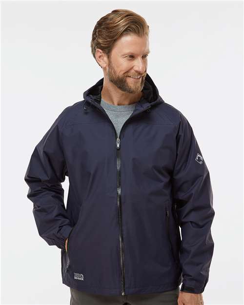 Unisex Torrent Waterproof Hooded Jacket - Navy