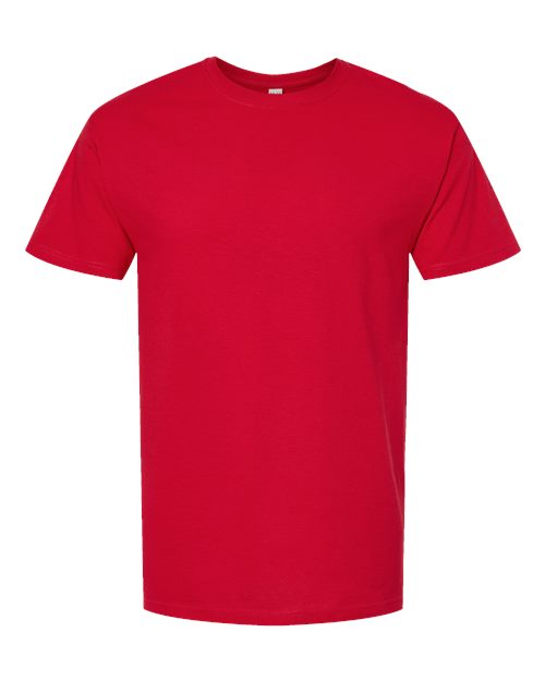 Men's Gold Soft Touch T-Shirt - Deep Red
