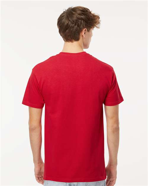 Men's Gold Soft Touch T-Shirt - Deep Red