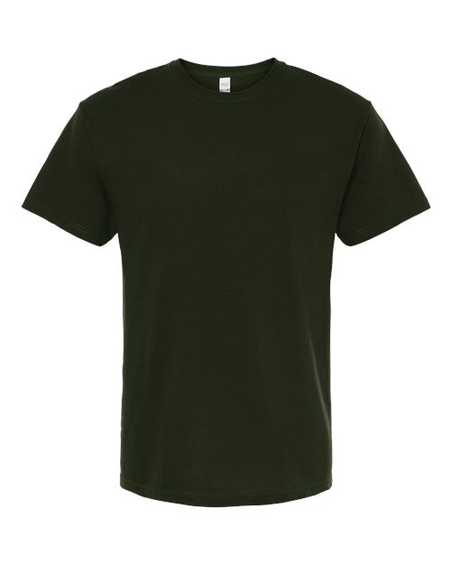 Men's Gold Soft Touch T-Shirt - Forest Green