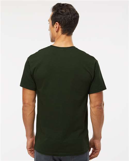 Men's Gold Soft Touch T-Shirt - Forest Green