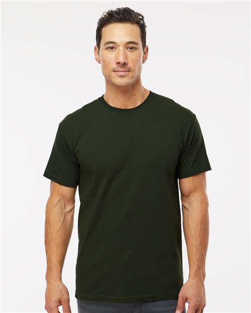 Men's Gold Soft Touch T-Shirt - Forest Green