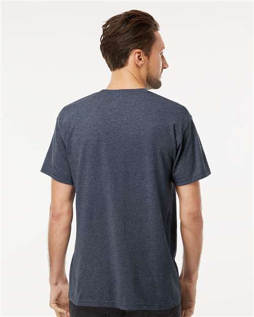 Men's Gold Soft Touch T-Shirt - Heather Navy