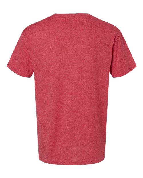 Men's Gold Soft Touch T-Shirt - Heather Red