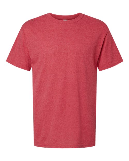 Men's Gold Soft Touch T-Shirt - Heather Red