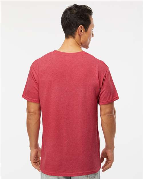 Men's Gold Soft Touch T-Shirt - Heather Red