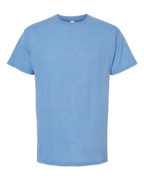 Men's Gold Soft Touch T-Shirt - Light Blue Heather