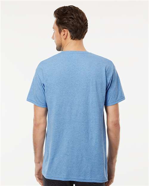 Men's Gold Soft Touch T-Shirt - Light Blue Heather