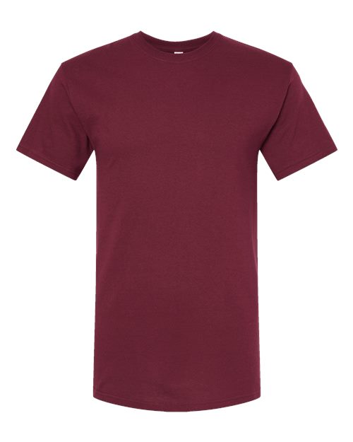 Men's Gold Soft Touch T-Shirt - Maroon