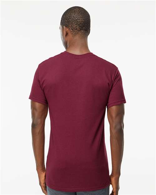 Men's Gold Soft Touch T-Shirt - Maroon
