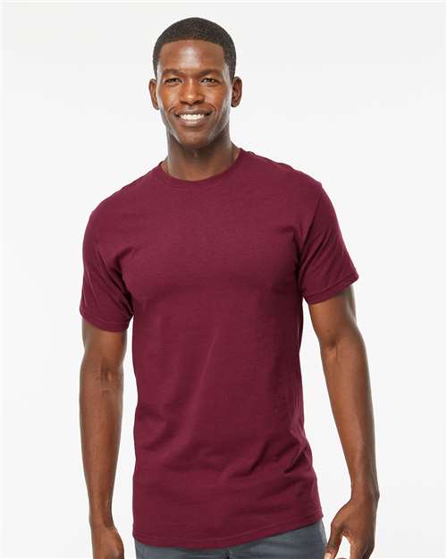 Men's Gold Soft Touch T-Shirt - Maroon