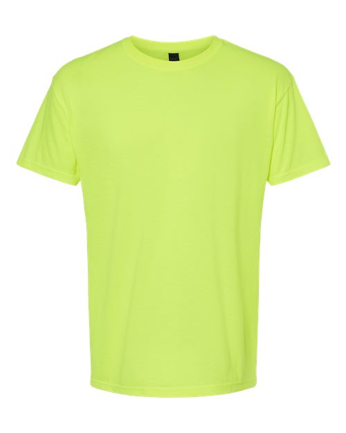 Men's Gold Soft Touch T-Shirt - Safety Green