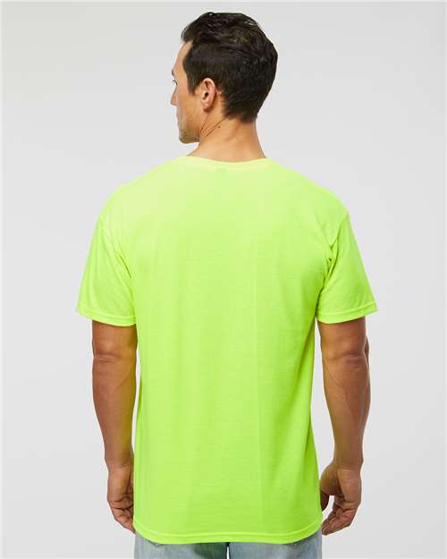Men's Gold Soft Touch T-Shirt - Safety Green