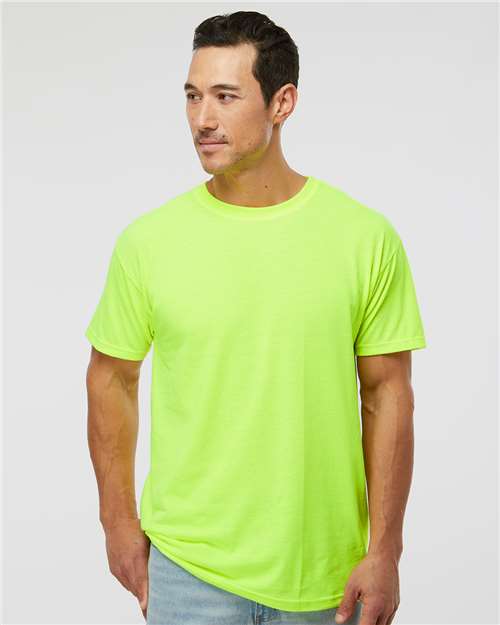 Men's Gold Soft Touch T-Shirt - Safety Green