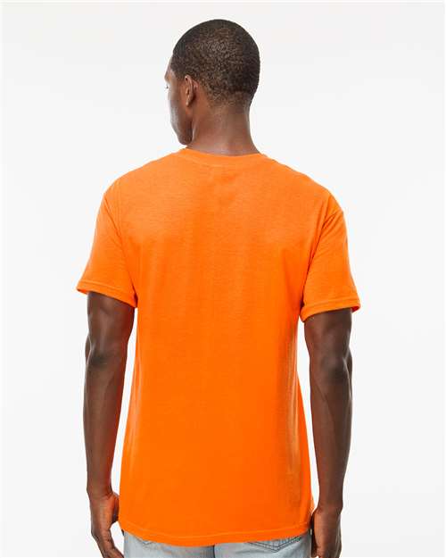 Men's Gold Soft Touch T-Shirt - Safety Orange