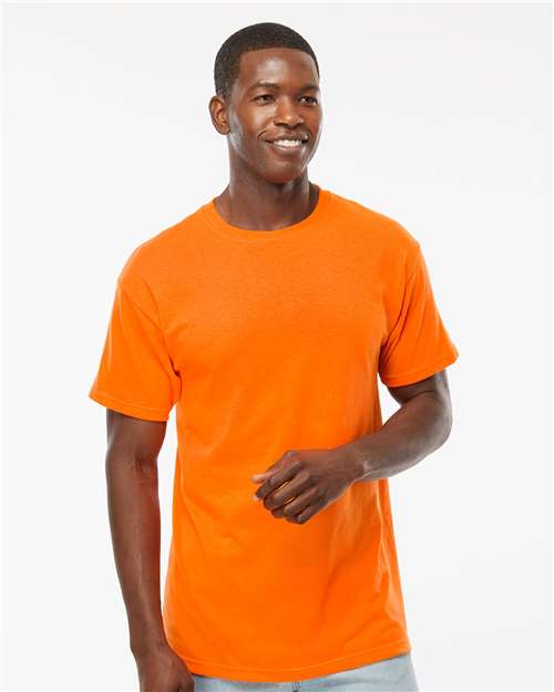 Men's Gold Soft Touch T-Shirt - Safety Orange