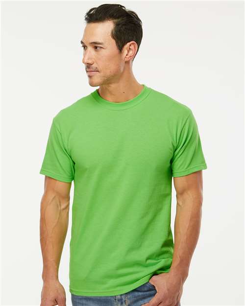 Men's Gold Soft Touch T-Shirt - Vivid Lime