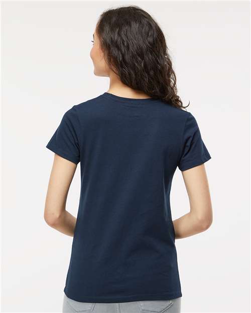 Women's Gold Soft Touch T-Shirt - Deep Navy