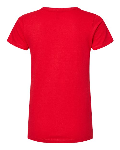 Women's Gold Soft Touch T-Shirt - Deep Red