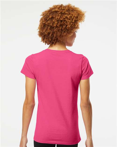 Women's Gold Soft Touch T-Shirt - Heliconia