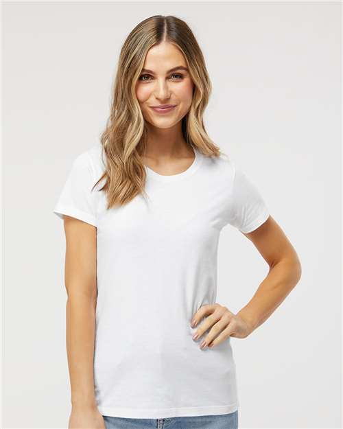 Women's Gold Soft Touch T-Shirt - White