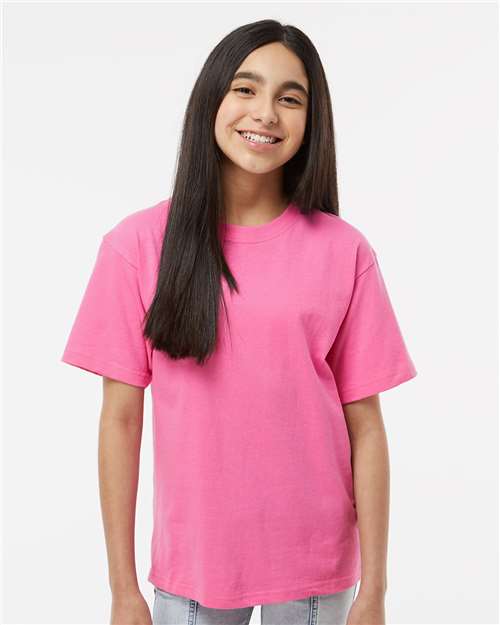 Youth Gold Soft Touch T-Shirt - Azalea