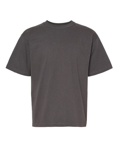 Youth Gold Soft Touch T-Shirt - Charcoal