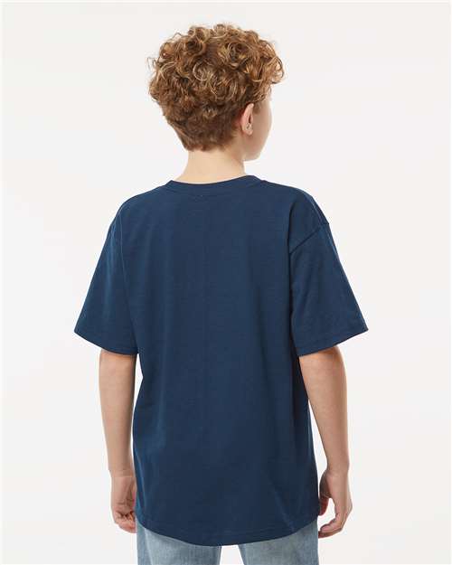 Youth Gold Soft Touch T-Shirt - Deep Navy