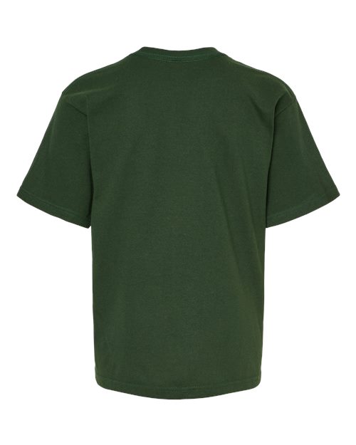 Youth Gold Soft Touch T-Shirt - Forest Green