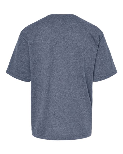 Youth Gold Soft Touch T-Shirt - Heather Navy
