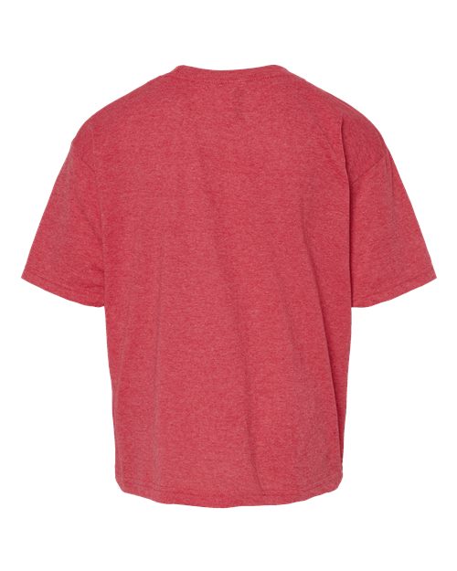 Youth Gold Soft Touch T-Shirt - Heather Red