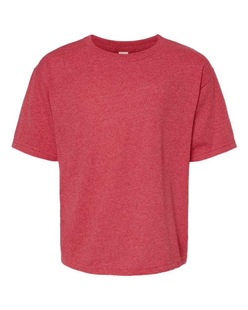 Youth Gold Soft Touch T-Shirt - Heather Red