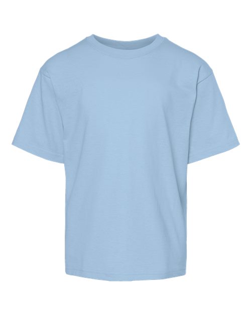Youth Gold Soft Touch T-Shirt - Light Blue