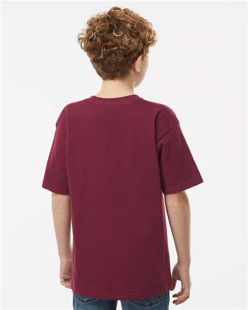 Youth Gold Soft Touch T-Shirt - Maroon