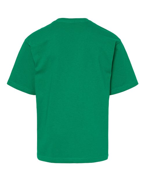 Youth Gold Soft Touch T-Shirt - Fine Kelly Green