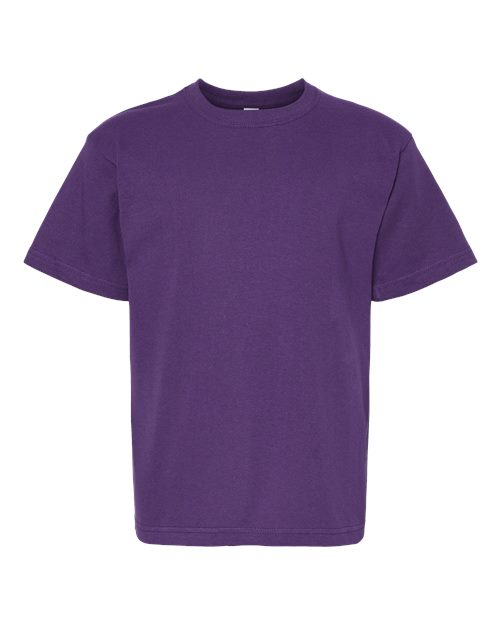 Youth Gold Soft Touch T-Shirt - Purple