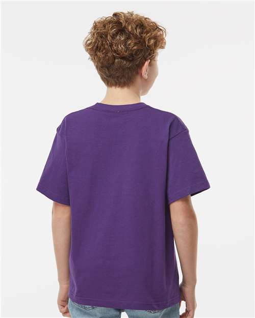 Youth Gold Soft Touch T-Shirt - Purple