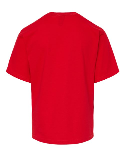 Youth Gold Soft Touch T-Shirt - Deep Red