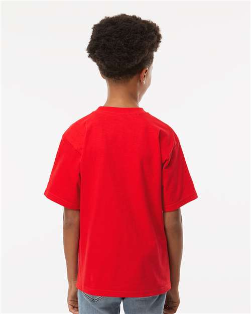 Youth Gold Soft Touch T-Shirt - Deep Red