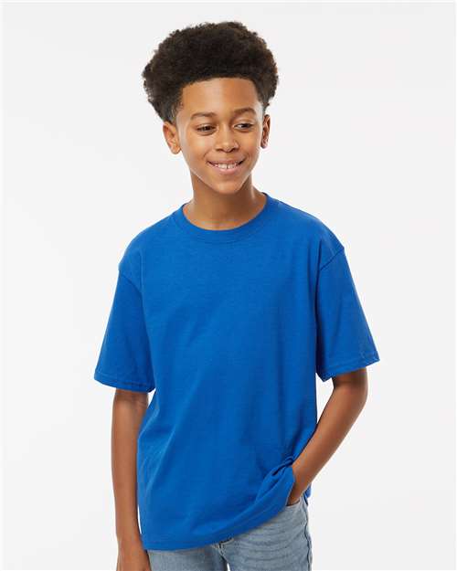 Youth Gold Soft Touch T-Shirt - Royal