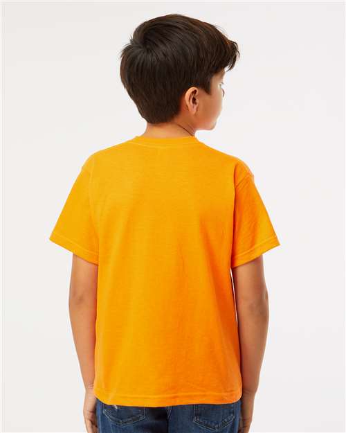 Youth Gold Soft Touch T-Shirt - Safety Orange