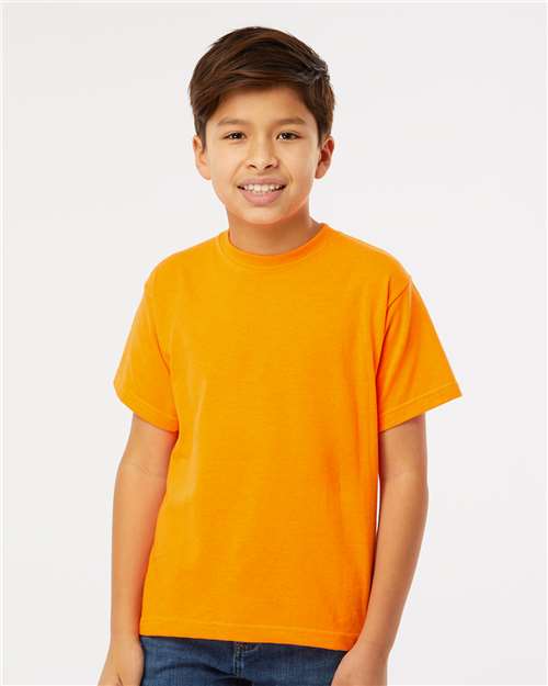 Youth Gold Soft Touch T-Shirt - Safety Orange