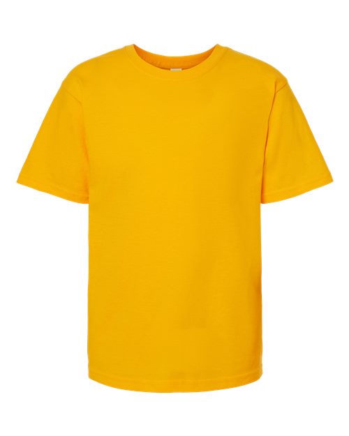 Youth Gold Soft Touch T-Shirt - Gold
