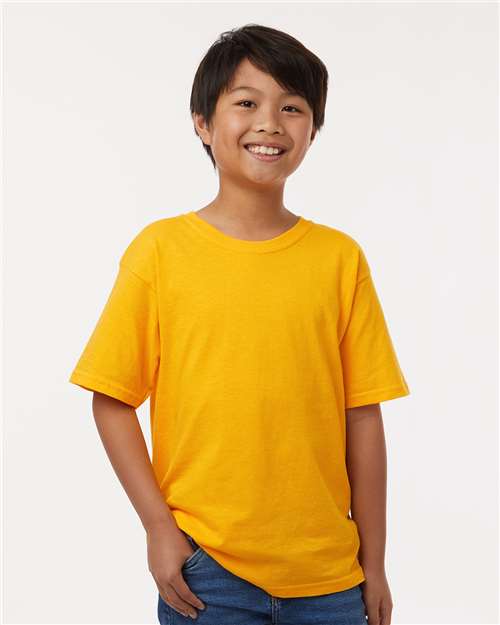 Youth Gold Soft Touch T-Shirt - Gold
